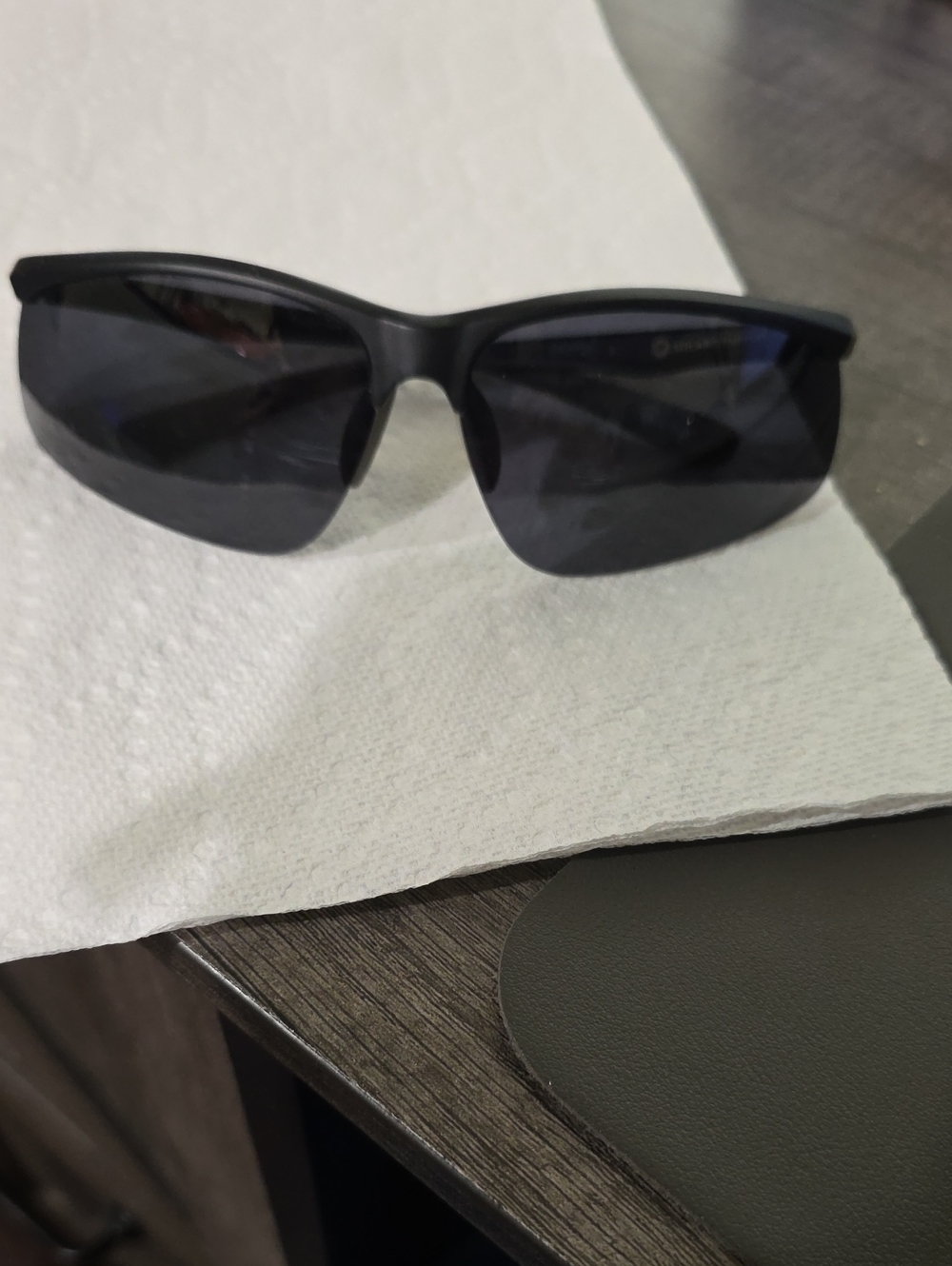 Polarized Black Sport Sunglasses - SMK Lens